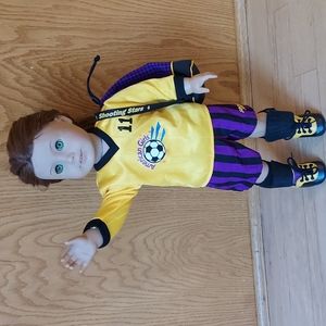 18" doll soccer outfit